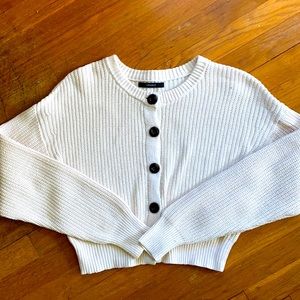 White Forever 21 Cardigan